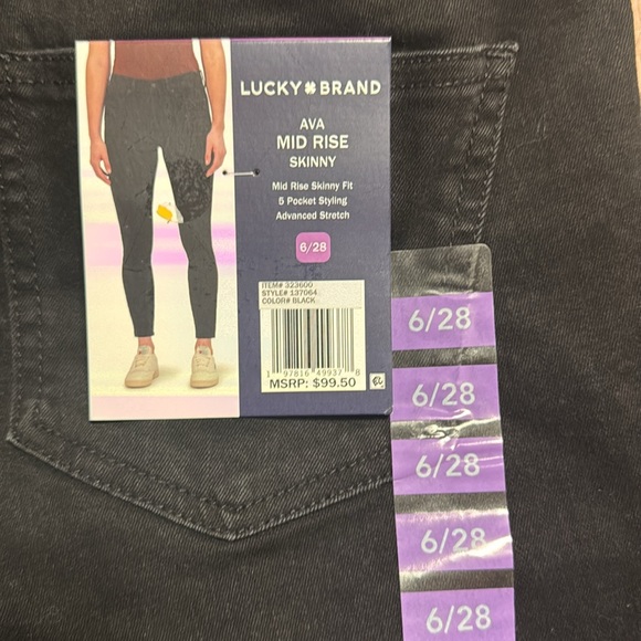 NWT Lucky Brand Women's Black Jeans - Picture 6 of 6
